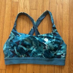 Patagonia Green Switchback Sports Bra - Size Large